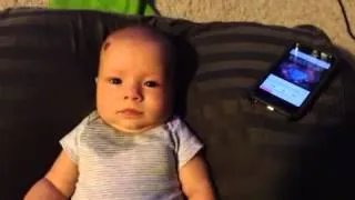 Baby loves heavy metal