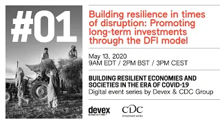 Building resilient economies and societies in the era of COVID-19