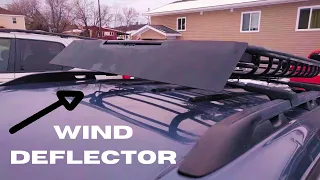 DIY Roof Rack Wind Deflector 1.0