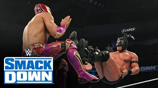 Dragon Lee takes on Axiom in an incredibly explosive showdown: SmackDown highlights: Nov. 17, 2023