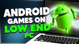 How to play Android games on low end pc (2gb ram no graphics card pc) 😍