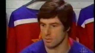 1975 Valeri Kharlamov Interview CSKA Red Army vs Montreal