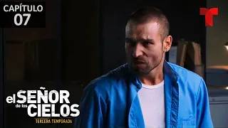 Aurelio lucha por su vida y su venganza | Capítulo 7 | Temporada 3 | El Señor de los Cielos