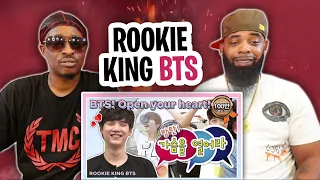 AMERICAN RAPPER REACTS TO -[Highlight] Revealing what BTS boys had on their mind | Rookie King BTS