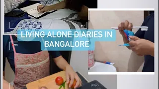 Living Alone Diaries Ep. 4 || After Office Cooking 🧑‍🍳 || house chores || #asmr#livingalone
