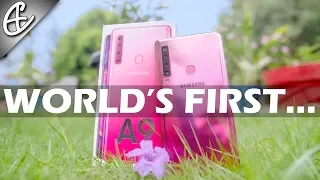 Samsung Galaxy A9 2018 - World’s First Quad Camera Phone - Unboxing & Hands on Review!