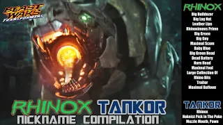 Beast Wars - Rhinox & Tankor Nickname Compilation
