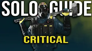 RAINBOW SIX EXTRACTION SOLO GUIDE CRITICAL DIFFICULTY