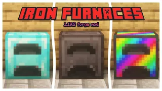 BEST FURNACE MOD for MINECRAFT 1.19.2! (Iron Furnaces 1.19.2)