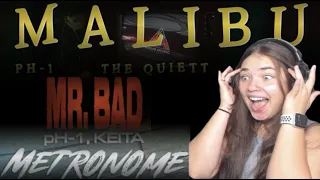 (PH-1 MINI MAR)pH-1 'Malibu (FT. The Quiett, Mokyo)| KEITA - Metronome| MR. BAD (Feat. 우원재)|REACTION