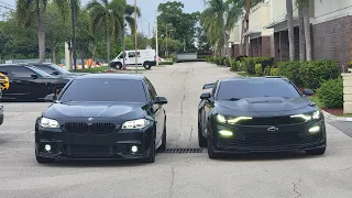 POV drive in a manual 2022 Camaro 2SS 1LE. Pushing it To The Limits and racing a BMW M550.