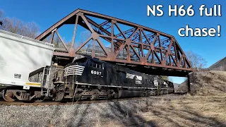 Chasing Norfolk-Southern's H66 from Northampton to Hazelton and back | March 24, 2024
