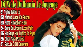 Dilwale Dulhania Le Jayenge Movie All Songs | Shahrukh Khan | Kajol | Long Time Songs |