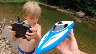 Our First RC Boat...How Fast Is It?