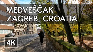 Tram Ride and Walking Tour: Ksaver and Medveščak Streets - Zagreb, Croatia - 4K UHD Virtual Travel