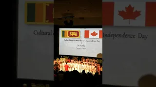 72nd Sri Lankan Independence Day,  Toronto Canada - O'Canada