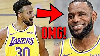 LEBRON JAMES IS TRYING TO SIGN STEPH CURRY TO THE LOS ANGELES LAKERS IN 2022 NBA FREE AGENCY!