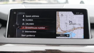 How to enter an address on the BMW Navigation System