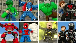 All Character Transformations & Suit Ups in LEGO Marvel's Avengers