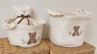 Storage Basket Organizer with Handles