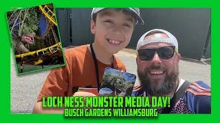 Media Day for Loch Ness Monster at Busch Gardens Williamsburg