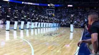 Marine Corps Silent Drill Platoon Stun A Packed Arena