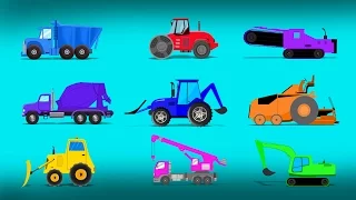 Learn Colors | learn Constructions Vehicles | videos for children