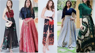 Beautiful Maxi Skirt Design | Skirt With Top | Long skirt Design | Party Wear Long Skirt |