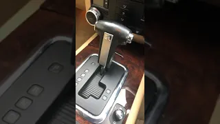 vw toureag shifter stuck in park - fix