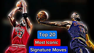 Top 20 Most ICONIC Signature MOVES in NBA History that Defined Eras!