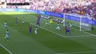 Increible gol Arda Turan Barcelona vs Real Betis 1 0 20 08 2016