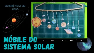 Móbile Planetas - Sistema Solar