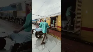 safest parcel service by Indian railway | bike parcel - smooth like butter 🧈  #train