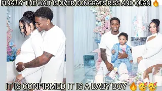 RISSA AND QUAN GENDER REVEAL FOR BABY#2 SEE WHAT QUAN DID EMOTIONAL  😢