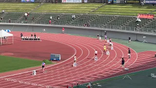 2024年5月18日　県総体4×100R　準決勝1組