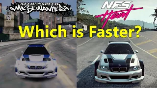 SBS Comparison of BMW M3 GT-R in Heat and Most Wanted (Which is Faster)