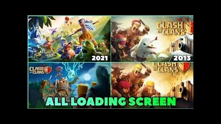 Clash of Clans all loading screens | clash of clans 2012 to 2022 | clash of clans