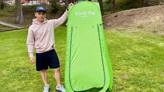 EASY TRICK to fold up Pop Up Pod by Gigatent