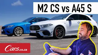 Drag race! BMW M2 CS vs Mercedes-AMG A45 S - Standing and rolling start quarter mile