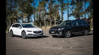 2018 Holden Calais V6 vs Subaru Outback 3.6R: 0-100km/h & engine sound