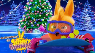 Viagem à árvore de natal | As Aventuras de Sunny Bunnies | especial de natal 🎄 | Desenhos infantis