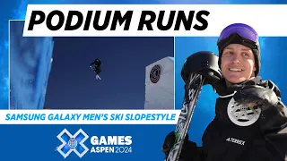 Samsung Galaxy Men’s Ski Slopestyle: Top 3 Runs | X Games Aspen 2024