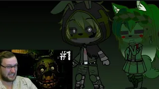 Реакция на Kuplinov Play Fnaf 3 ( 2 ночь) #gacha #meme #youtube #fnaf #fnaf3 #gachaclub #gachalife