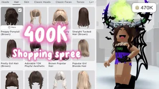 400K ROBUX SHOPPING SPREE 😱🫢🛍️ *GOT MY DREAM ITEM*