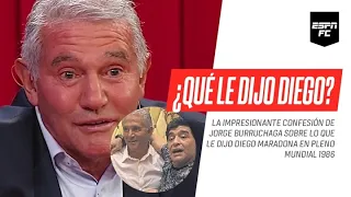 #Burruchaga y la IMPERDIBLE CONFESIÓN sobre la charla que tuvo con #Maradona en pleno #Mundial 1986