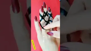 Easy tricks cello tape mehndi designs