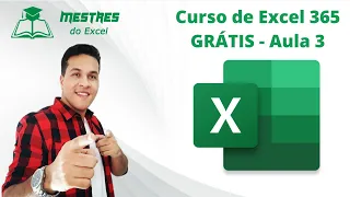 Curso de Excel 365 - Aula 3