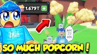 I Popped 1,000,000,000 POPCORN AND BECAME ULTRA RICH IN POPCORN SIMULATOR!!