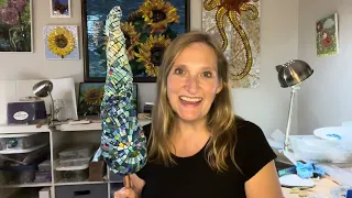 Ep. 166 FINISHING THE 2ND MOSAIC RAINDROP SCULPTURE!
