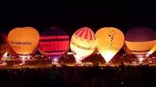 Bristol International Balloon Fiesta 2013 - Night glow